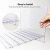 PHOJEWI Purse Organizer for Closet, Adjustable Clear Shelf Dividers for