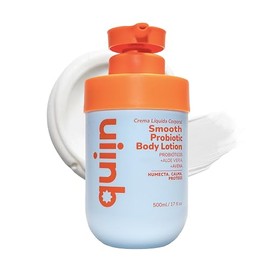 Quiin Smooth Probiotic Body Lotion – Crema Corporal Ligera con Probióticos, Avena y Aloe Vera que Deja la Piel Suave e Hidratada – 500 ml
