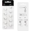 Open Domes 8mm Double Vent Hearing Aid for Oticon Replacements,