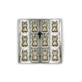 Matsunaga Seisakusho Silver Shiba Inu Wankichi Tabletop 12 Piece