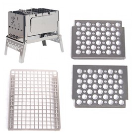 Lol 'Small Compact Bonfire Grill Set of 3 B6, aren't you only Hard rosutoru, Exclusive sutenresumessyuguriru SHO002 – 00 – 02 – 03 