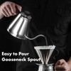 LuxHaus Pour Over Kettle - Gooseneck Kettle With Thermometer -