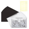 20 PCS Clear Stamp & Die Storage Bag and Rubber