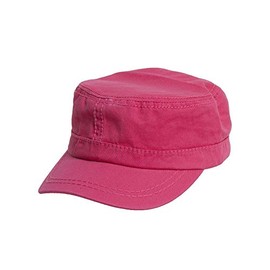 Women's Washed Military Cadet Style Cap - Purple