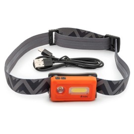 SOL Venture Rechargeable Headlamp: 5 to 140 lumens (Orange)
