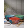 Gall&Zick Bowl 19 cm Diameter Hand-Painted Ceramic Salad Bowl (Green)