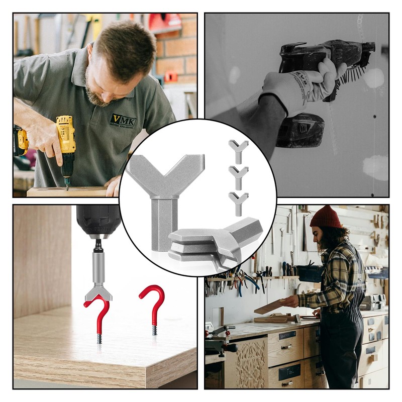 3pcs Hooks Driver Y Shape, Carbon Steel Power Wing Nut