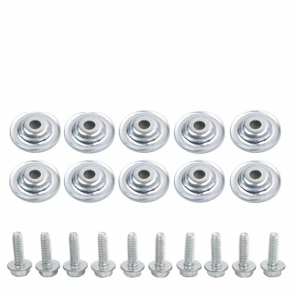 Unbranded 10Pcs Skid Plate washers Bolts for Polaris RZR 1000