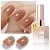 Double Rhythm 0.50 OZ Translucent Gel Polish Same Color Same