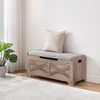 GAOMON Storage Chest, Wood Storage Bench with Seating and 2