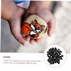 TEHAUX 50 Pcs Hand Painted Rocks DIY Pebble Art Perfect