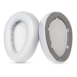 YunYiYi Ear Pads Ear Cushions Compatible with JLab JBuds LUX ANC Headphones Replacement Earpads Protein Leather Cover Repair Part (Light Gray)