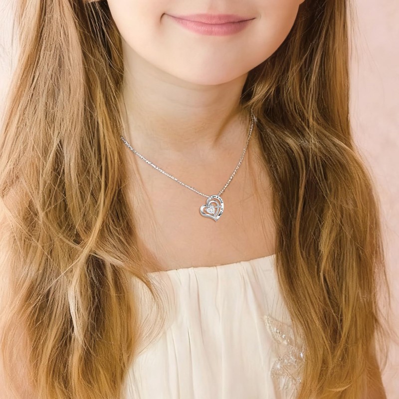 Sterling S925 Silver Cross Necklace, First Communication Gifts, Christian Baptism