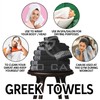 2 Pack Bath Sheets Towels Extra Large Set, Greek Pattern