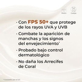 Yves Rocher Protector Solar Facial FPS 50 Contra rayos UVA/UVB - 40 ml - Atenuador de arrugas.