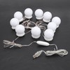 LED Mirror Lights Kit Stick on 3 Color Temperature Makeup