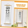 Alipis Visual Testing Chart Eye Chart for Family Vision Exams