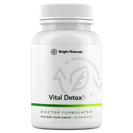 Vital Detox Liver Supplement - First Enzyme-Focused Liver Health Formula - Contains NAC with Milk Thistle, Sulforaphane, and More, 30 Servings