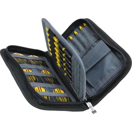 Winmau Urban Pro Darts Case - Wallet - Large - Holds 2 Sets - Choice of Colours, Black, One Size, Retro