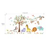 DECOWALL Forest Animals and Trees Wall Sticker Decor Kindergarten Nursery