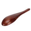 5pcs Wooden Spoon Fish Shaped Hand Carved Old Paint Color