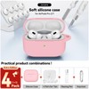 Joremx Compatible with Airpods Pro 2 Case 2023/2022/2019 with Cleaner