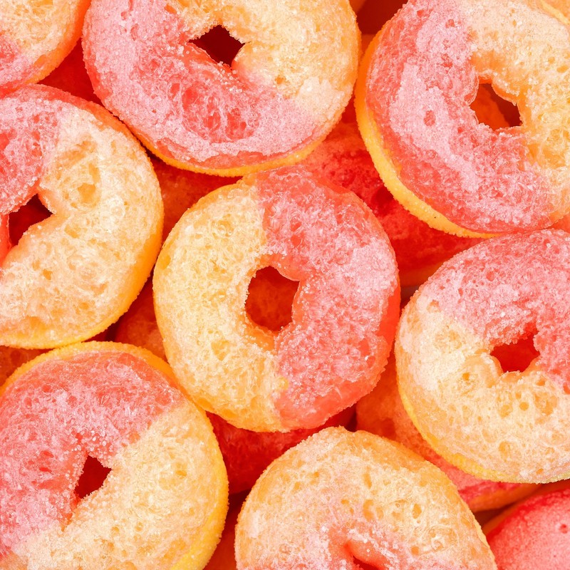 Bebeto Freeze Crunchy Freezedried Peach Rings 35g