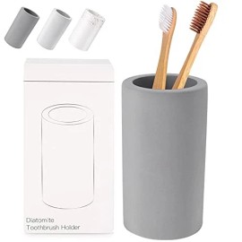 BOJDOPIE Organic Diatomite Toothbrush Holder, BOJDOPIE Water Absorption Quick Drying