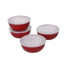 KitchenAid KQG177BXERE Pinch Bowls, Set of 4, 23 g, Plastic, Red