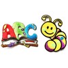 Nipitshop Patches Set 2 Pcs ABC Book Worm Patch School