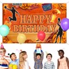 Boao Boao Basketball Happy Birthday Backdrop Banner Boy Basketball Theme
