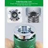9-Piece 3/8" High Flow Air Hose Fittings Set, 3 Couplers