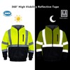 FONIRRA Men‘s Hi Vis Hoodie Reflective ANSI Class 3 Wool