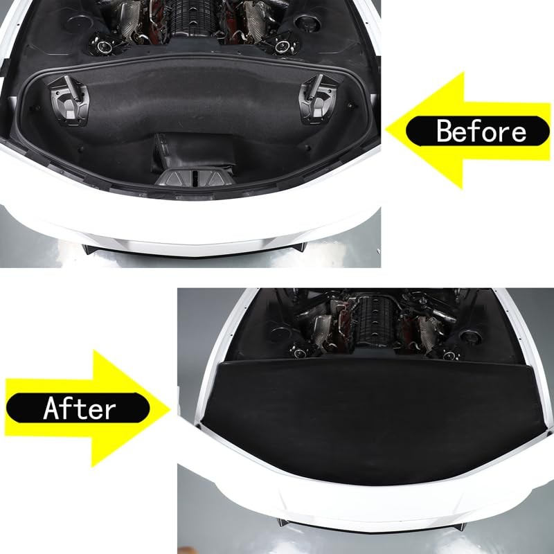 Suetlcoity Cargo Cover Compatible with Corvette C8 Stingray 2020-2025 Accessories