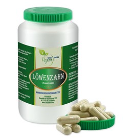 VITA IDEAL Vegan Dandelion – Root 120 Capsules – Traxacum Officialae – Lion – Tooth – Daily Serving 820 mg Dandelion Root Pure Powder Natural, Vegetable and No Additives