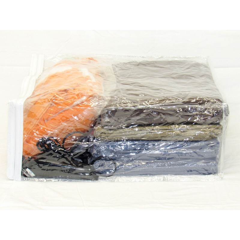 Vinylpac 10-Pack Clear Vinyl Zippered Storage Bags 15 x 18