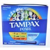 Tampax Tampons Pearl Triple Pack 34 Count Unscented 18 Regular+8