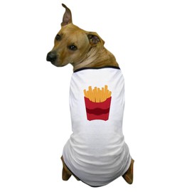 CafePress French Fries Dog T Shirt Dog T-Shirt, Pet Clothing, Funny Dog Costume