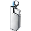 Visol Portofino Satin Chrome Wind-Resistant Torch Flame Lighter