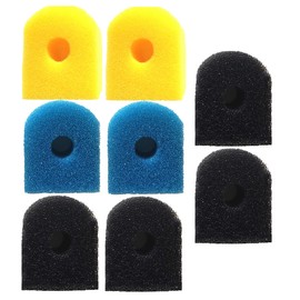 TropicAqua 3-Stage Foam Insert Foam Filter Pads Compatible with 10-40 Gallon Fish Tanks 130GPH 225GPH 300GPH Replacement Pre-Filter (Pack of 8)