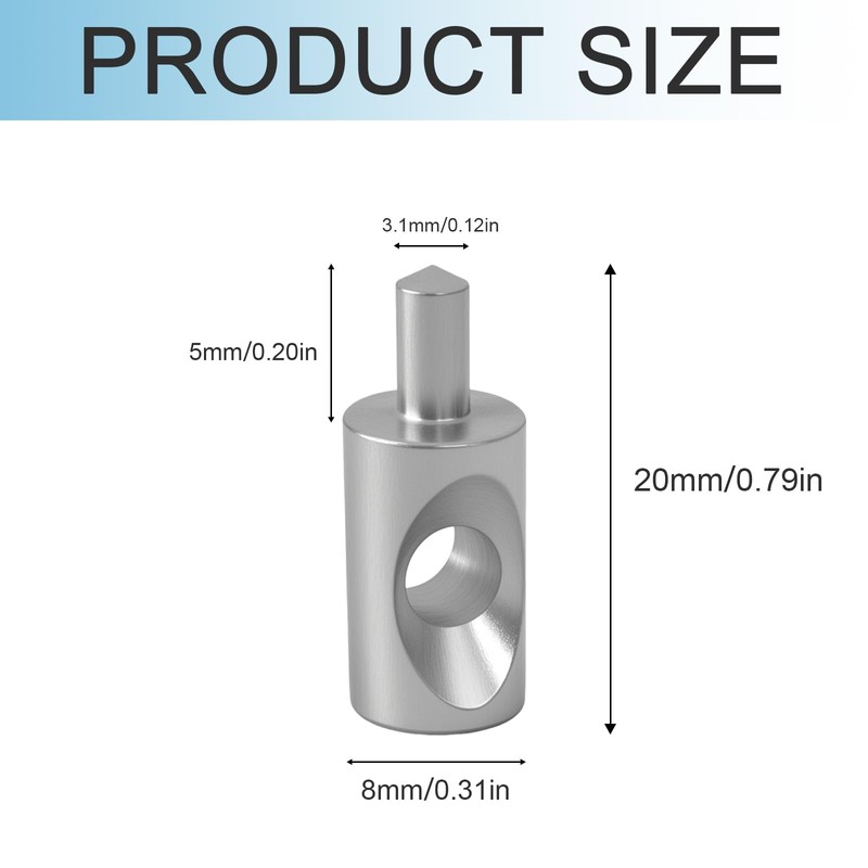 2 pcs Compatible with Framed Shower Door Hinge Pin Replacement,