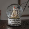 Romantic Skeleton Bride and Groom Snow Globe 13.5 cm -