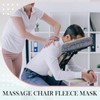 Mixweer 2 Pcs Massage Face Cradle Cover Fleece Massage Table