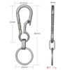 KeyUnity KM01 Titanium Bottle Opener Key Chain, Rustproof, Lightweight, Bottle