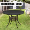 laffoonparts Outdoor Waterproof Round Table Cover, 42" Dia x 4"