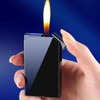 Dual Flame Square Shape Torch Lighter, Switchable Torch Jet &
