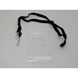 JL Missouri Parts & Misc. Heavy Vinyl Waterproof Passport Paperwork Pouch Holder Protector With Lanyard