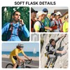 CXWLJL 250ml Soft Flask Soft Water Bottle for Running, Hiking,