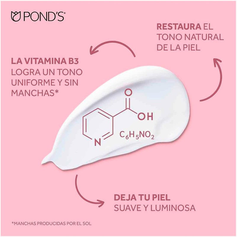 Crema Facial Pond's Antimanchas Clarant B3 200 g