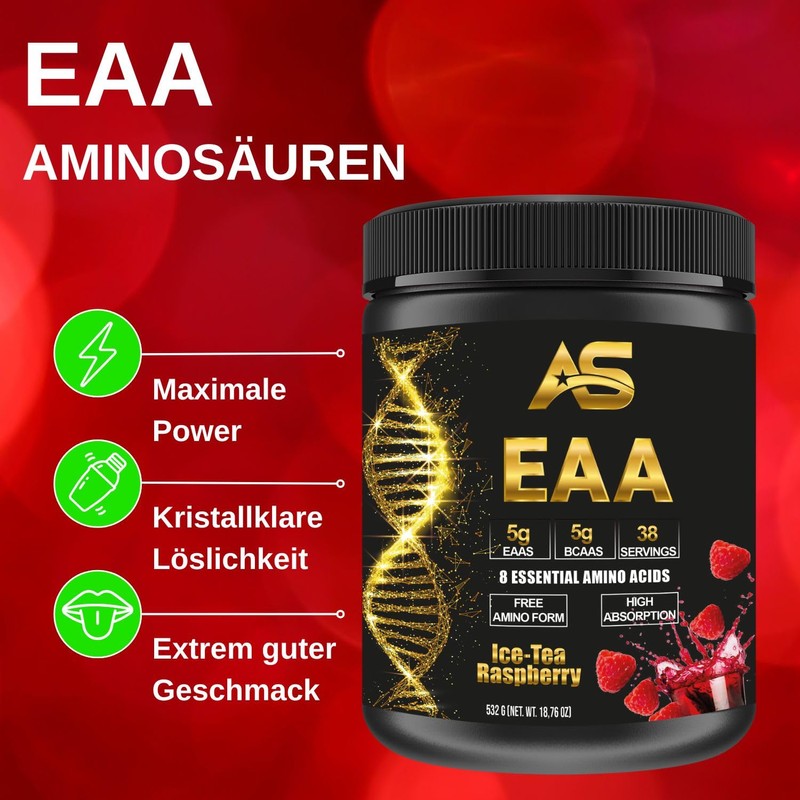 American Supps® PREMIUM EAA - essentielle Aminosäuren - EAA Pulver